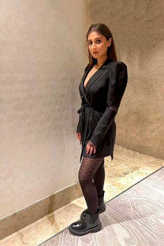 Dhvani Bhanushali in Nataline Dress