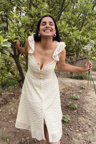 Gopalika Virmani in Charlotte Dress