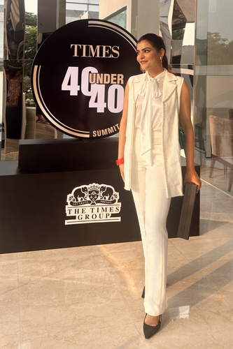 Kritika Khurana in Emilia Pant Suit