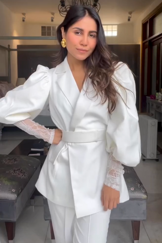 Punanya Virmani in Jade Co-ord Set